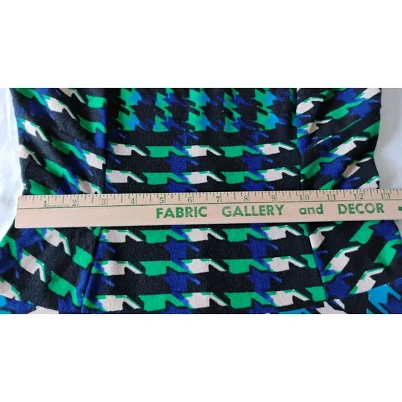 Gabby Skye Houndstooth Knit Dress Women's sz 4 Career Office Work Party NWT - Picture 9 of 11